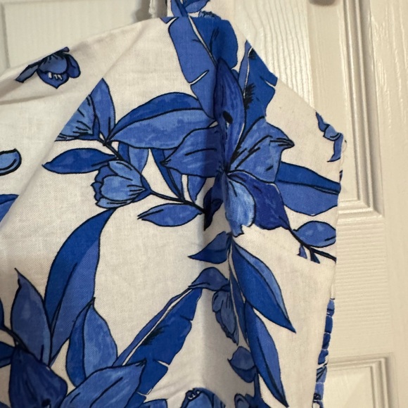 Calypso St Barth Blue and White Floral Dress - Picture 11 of 14